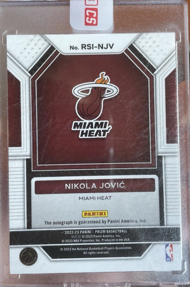 Panini 2022-2023 Nikola Jović Silver Prizm Rookie Auto|| Mint Condition || - Image 2 of 2