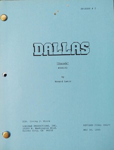 Dallas Original Script Charade Revised Final Draft May 30 1990 With A Larry Buck
