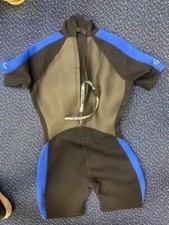 Body Glove Wetsuit Women's size 11 Shortie Blue EUC