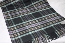 ROYAL SPEYSIDE TARTAN PLAID LAMBSWOOL THROW BLANKET MULTICOLOR-MADE IN SCOTLAND