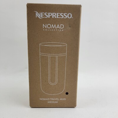 Nespresso Nomad Travel Mug Maroon Medium Vacuum 13.5oz 400ml BRAND NEW