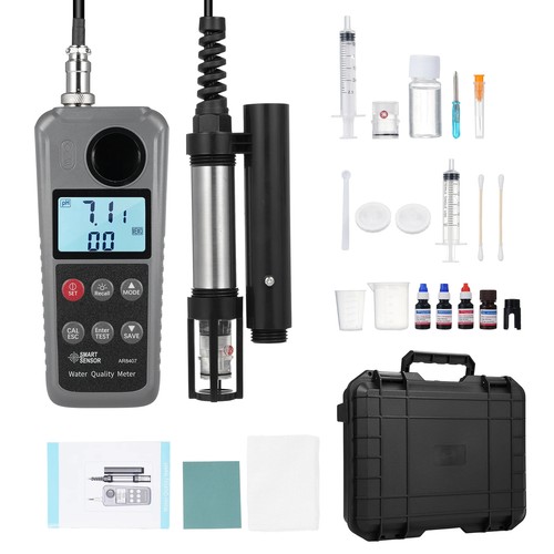 AR8407 Wasserqualitätstester Ph-Wert Temperatur Messgerät für gelösten Sauerstoff - Bild 6 von 7