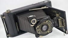 Antique Folding Bellows Camera No.1A AUTOGRAPHIC KODAK JR. Clean Clear Glass 