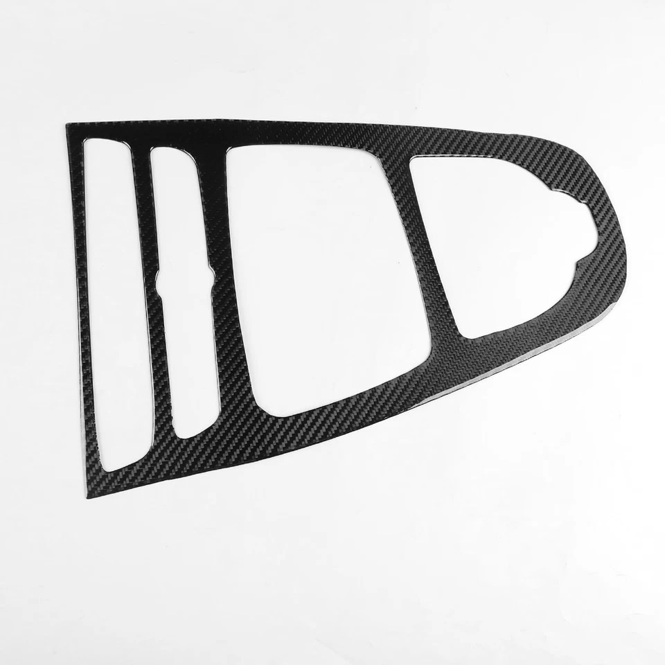 Tapicería de panel de engranajes de fibra de carbono real para Benz Clase E 2016-2022 Foto 4 de 4