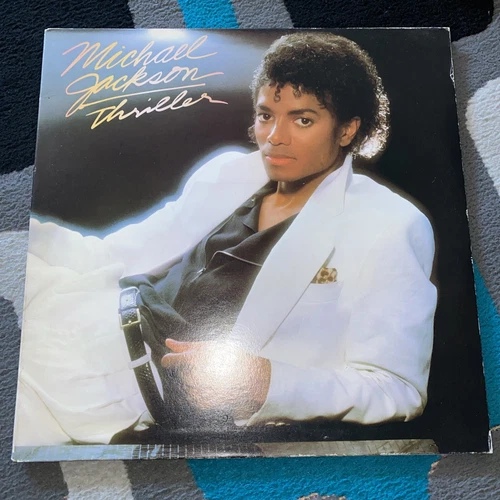 MICHAEL JACKSON THRILLER BACK COVER ERROR VINYL RECORD QE 38112 RARE