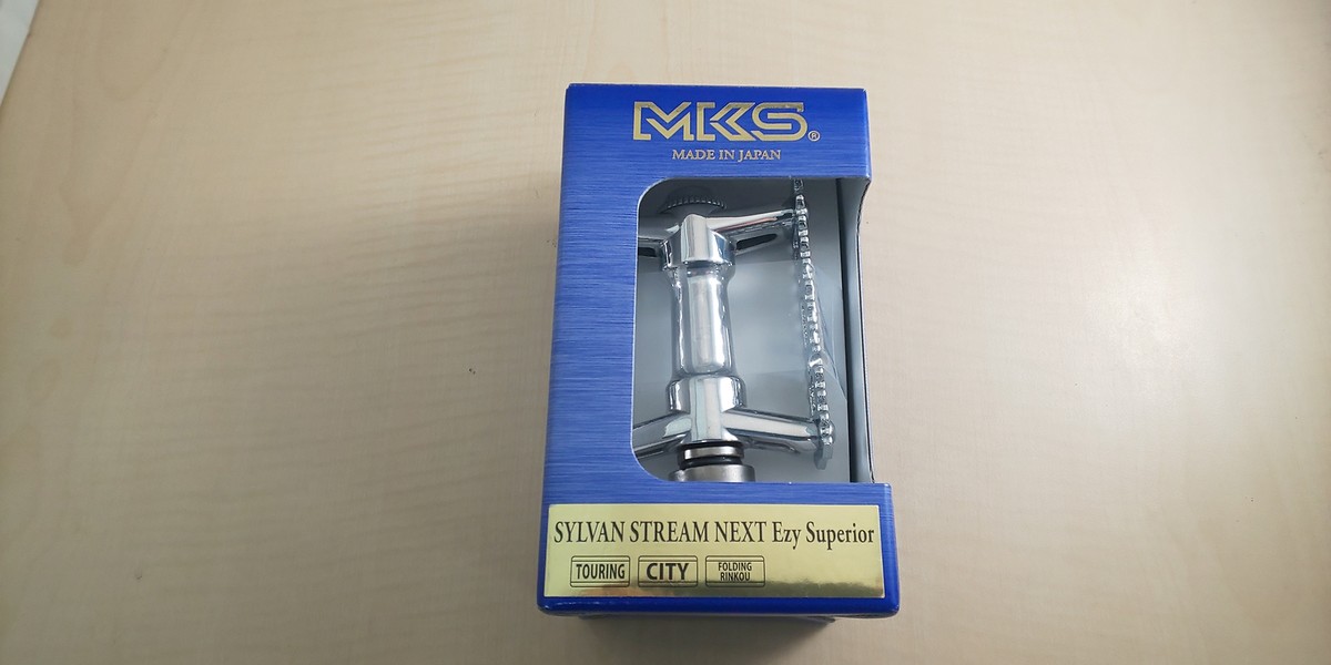Mikashima (MKS) pedal SYLVAN STREAM NEXT Ezy Superior silver Mikashima (MKS) pedal SYLVAN STREAM NEXT Ezy Superior silver
