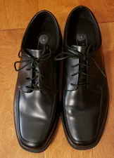 Rockport Men's Black Leather Upper Sz 13 Lace-Up Shoes Waterproof Hydroshield