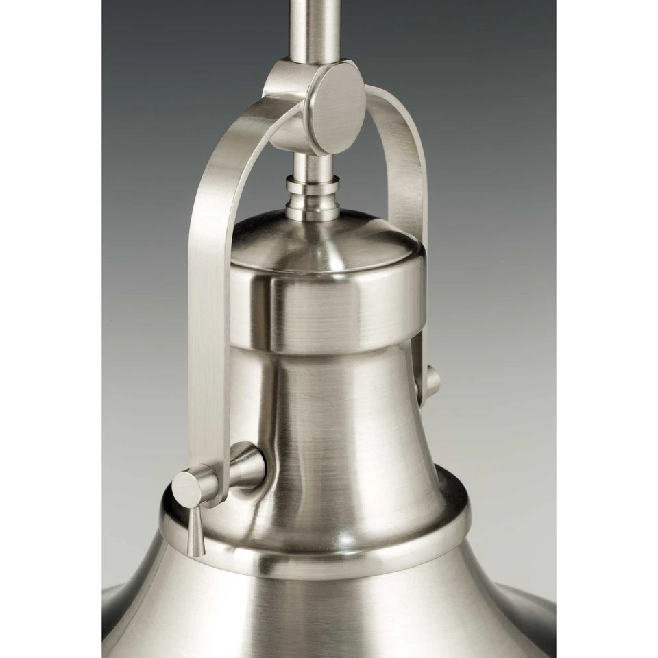 Lente Fresnel Progress Lighting P5050-LED 1 luz 6"W LED mini - níquel Foto 2 de 4