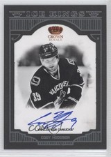 2011-12 Panini Crown Royale Ice Kings Signatures 77/99 Cody Hodgson #17 Auto 0a6