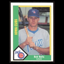 Bob Bafia #86 1990 CMC Minor League Iowa Cubs Baseball Card MLB NM
