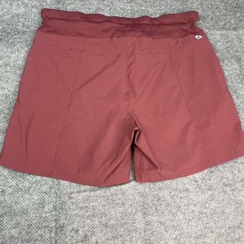 Tuff Athletics Shorts Womens XL Maroon Stretch Drawstring Waist Activewear Gym - Picture 4 of 9