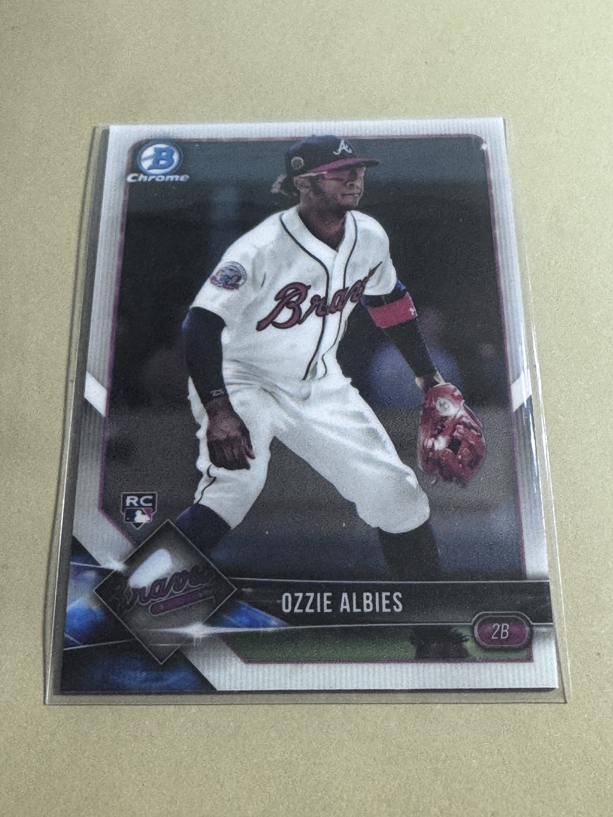 2018 Bowman Chrome #92 Ozzie Albies