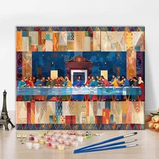 Paints by Numbers Kit for Adults Last Supper Paint Artwork-02 