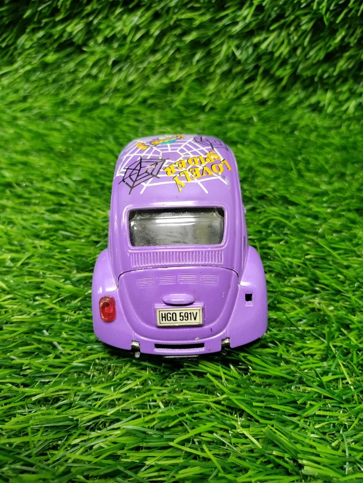 Vintage Purple LOVELY SPIDER Diecast VW Beetle Volkswagen Bug Loose - Image 4 of 4