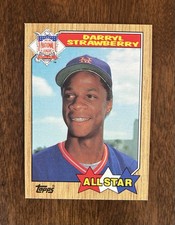 1987 Topps - All-Star - DARRYL STRAWBERRY #601 - New York Mets
