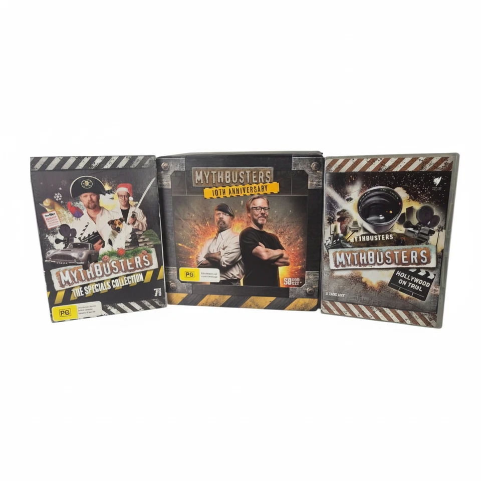 Mythbusters 10th Anniversary 58-Disc Set Season 1-7 + 8 Set 1  + Specials DVD R4 - image 2 of 4