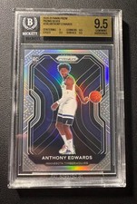 2020-21 Panini Prizm Anthony Edwards #258 Silver Prizm BGS 9.5 (RC)