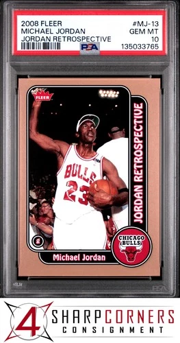 Jordan 2008 Fleer Jordan #MJ-13