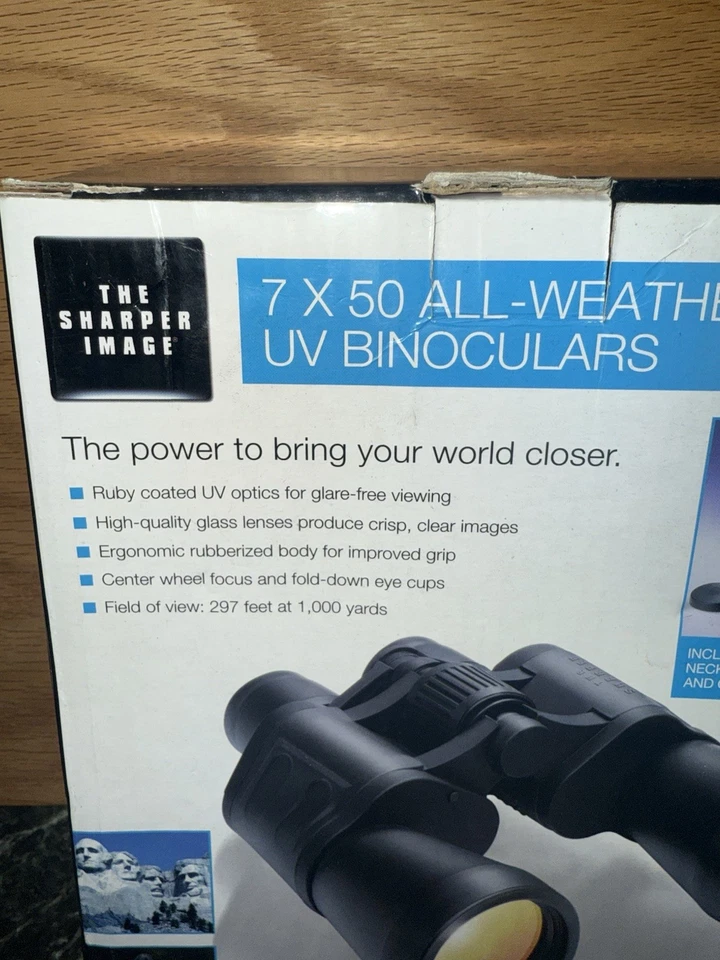 Sharper Image 7x50 Outdoor UV Binoculars with Carrying Case - Image 3 of 4