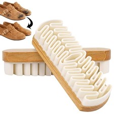 2Pcs Suede Shoe Brush and Eraser, Magic Rubber Shoe Brush Cleaner, Suede