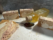 Oatmeal And honey Goats Milk Soap