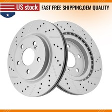 295mm Rear Drilled Brake Disc Rotors for Mercedes-Benz GLA250 CLA250 QX30 B250