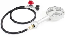 Gasone High Pressure Cast-Iron Burner Head with Brass Fitting Orifice with 0-20 