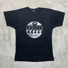 Vintage 80s The Kruze Band Shirt Medium Paper Thin Screen Stars Surf Made In USA