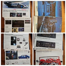 Blaupunkt Radio Page Advertisement Booklet Cassette German Vintage