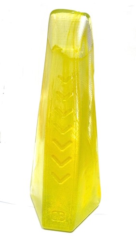 23cm Vintage Bergdala Swedish Art Glass Runa Obelisk Sculpture Mikael Axenbrant - Picture 5 of 13
