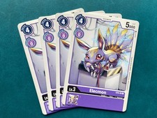 Elecmon ST6-05 Playset Starter Deck Venomous Violet Digimon Card Game x4