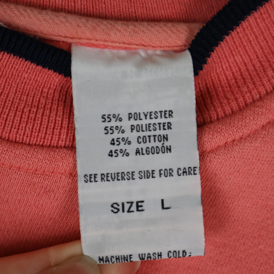 Vintage 90s Mickey Mouse Embroidered Floral Pattern Sweatshirt Pink Large 24x26 - Image 3 of 4