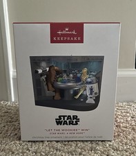 Hallmark Keepsake Christmas Ornament  Star Wars   Let the Wookiee Win   2025