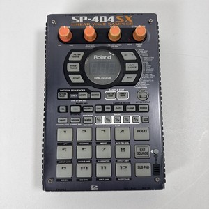 Roland SP-404SX Sampler AS-IS Parts Repair Powers On Pad Issues No PSU