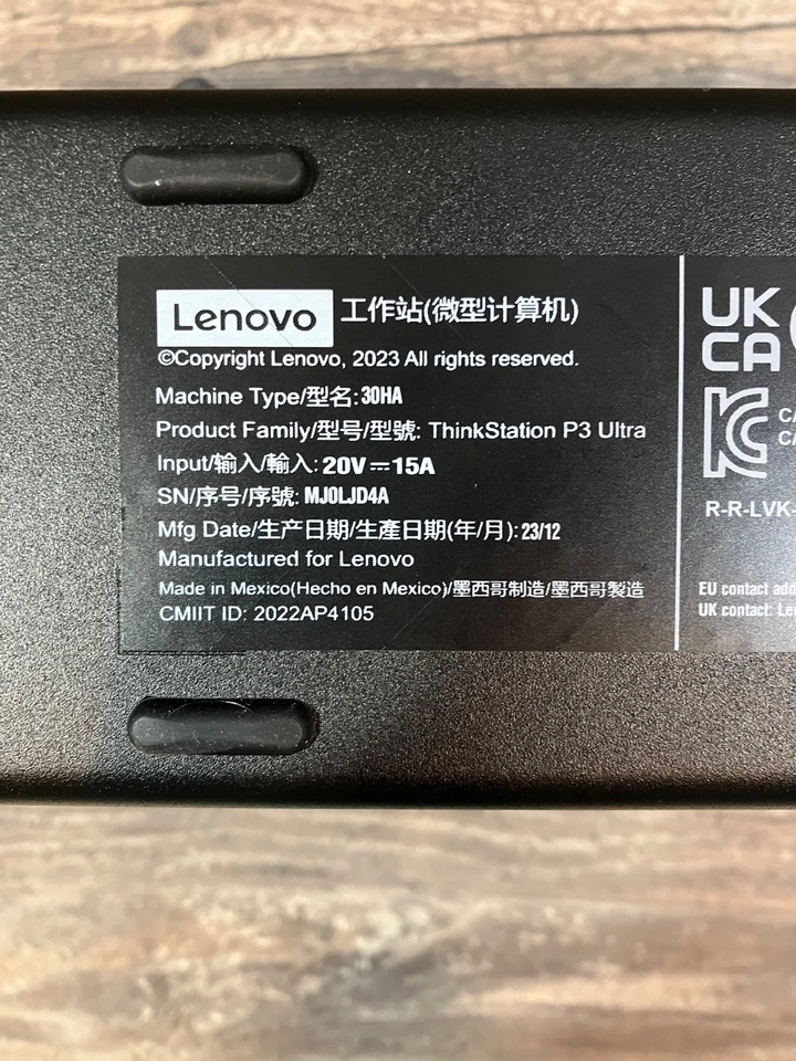 Lenovo ThinkStation P3 Ultra | Intel i9-13900K | 32GB 1TB | NVIDIA T1000 8GB - Image 4 of 4