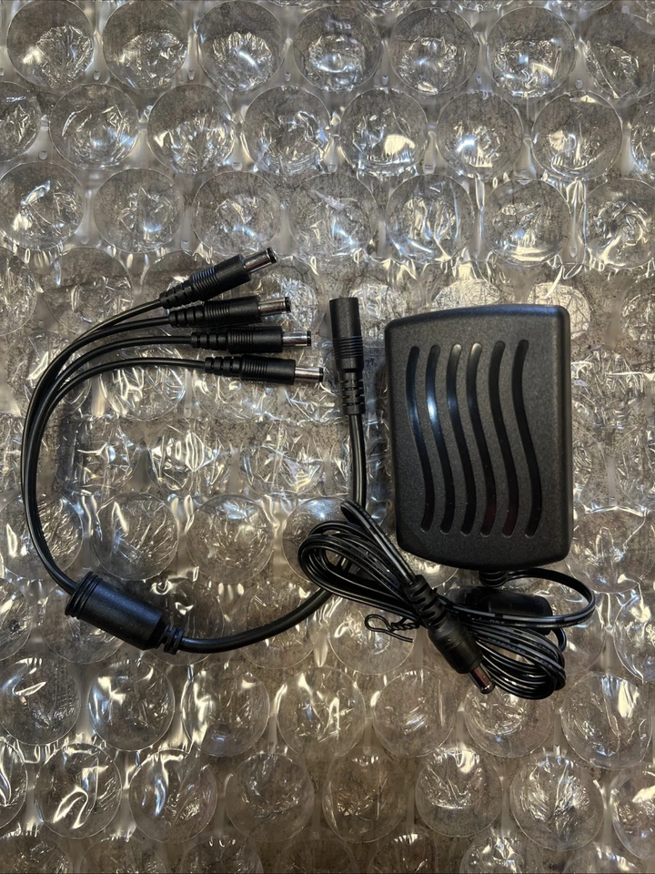 Lote de 10 Adaptador de Cámara CS-1202000 12V 2A Fuente de Alimentación CCTV CON Cable de Cable de 4 Vías Foto 2 de 3