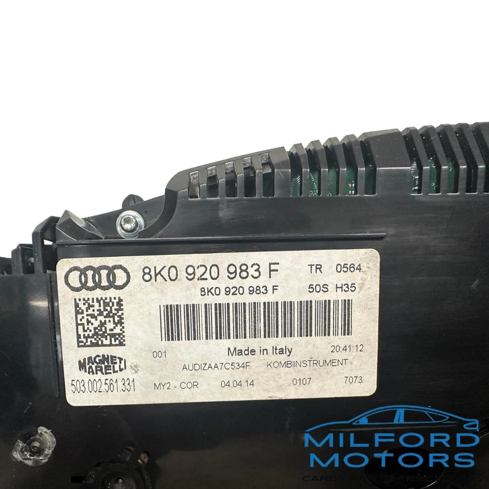 Grupo de cabezales de velocímetro de instrumentos para Audi A4 y Allroad 2013-2016 77 k millas Foto 3 de 4