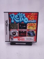 Retro Atari Classics (Nintendo DS, 2005) Complete W/ Manual CIB