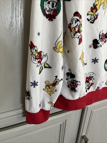 Disney Christmas Sleepwear Pajama Shirt Long Sleeve Size 4-6 S - Picture 11 of 13
