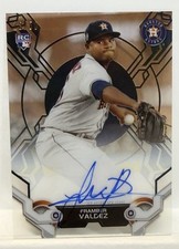 2019 Topps High Tek Framber Valdez RC Auto /50  #HTA-FV Houston Astros SSP