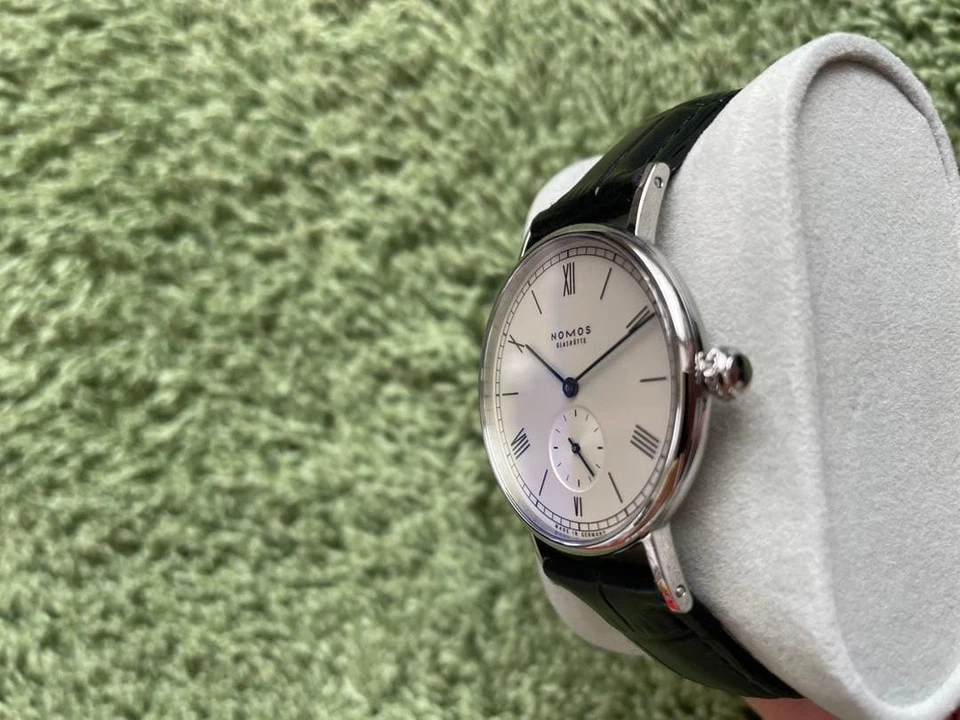 Reloj Hombre NOMOS GLASHUTTE Ludwig Cuerda Manual 35mm de JP Foto 3 de 4