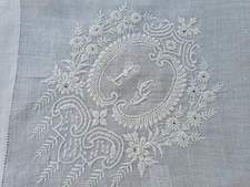 LG Monogram Embroidered Bridal Handkerchief