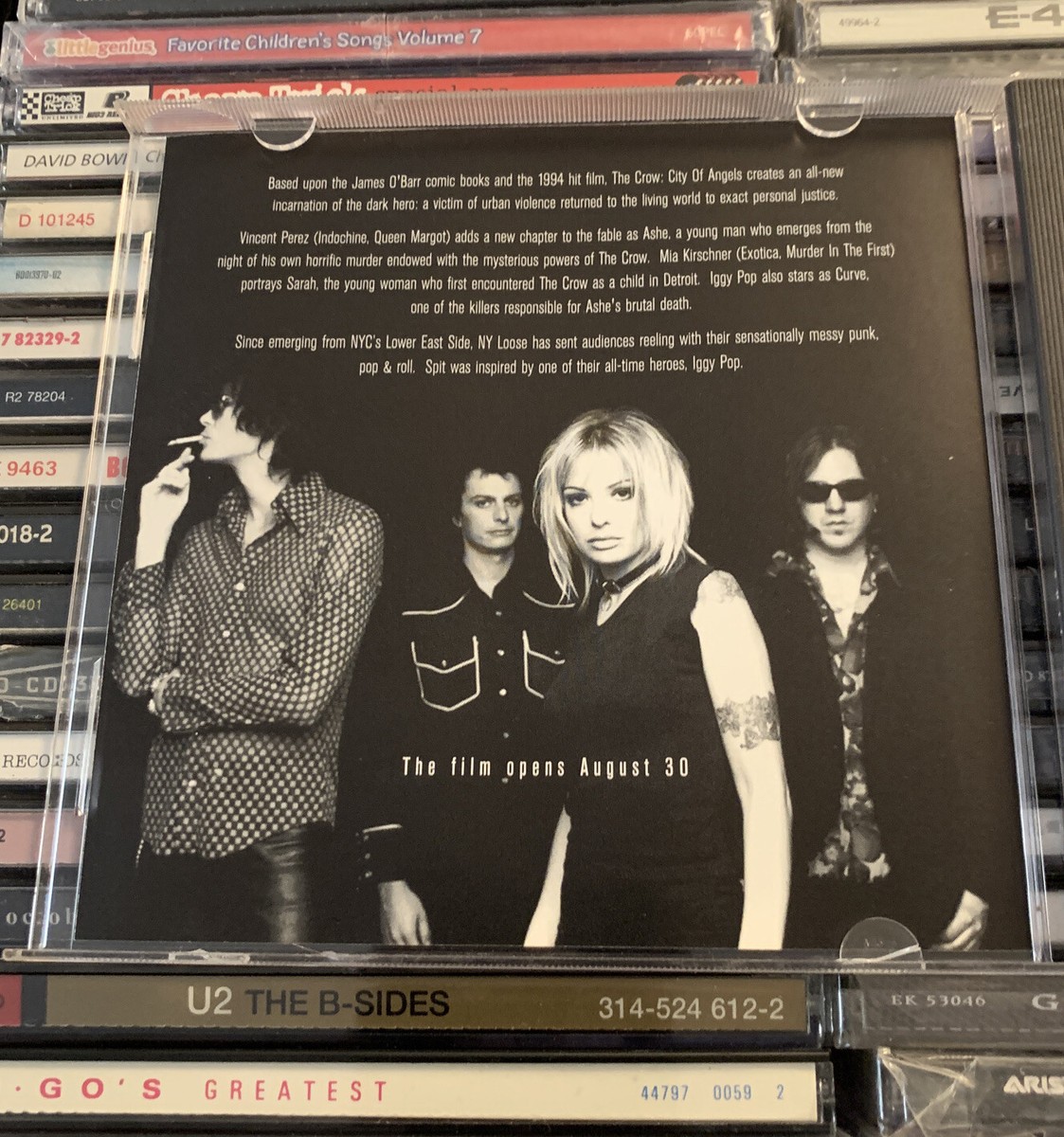 NY Loose ~ Spit Promo Single Crow City of Angels Cd Soundtrack