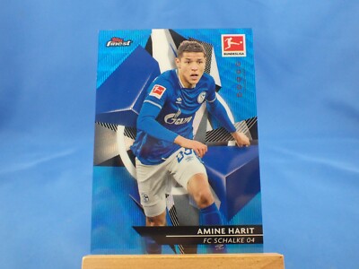 Amine Harit Finest 2020-21 UEFA Champions League Blue Refractor /150