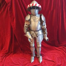 Handcrafted Child-Sized Medieval Knight Suit of Armor -- Decorative collectible