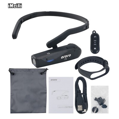 ORDRO EP5 8MP 1080P Head Mounted Camera Sports Camera for YouTube Blogger Live