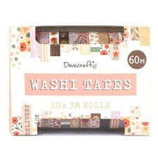 Dovecraft Washi Tape Box 20 Rolls - Pastel