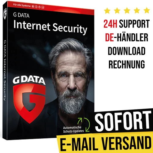GData Internet Security 2025 - 3 Geräte - 1 Jahr - WIN/MAC - E-Mail