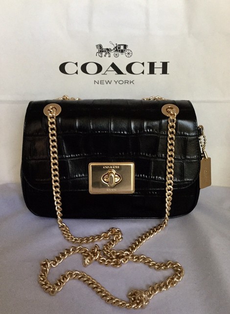 coach embossed crossbody
