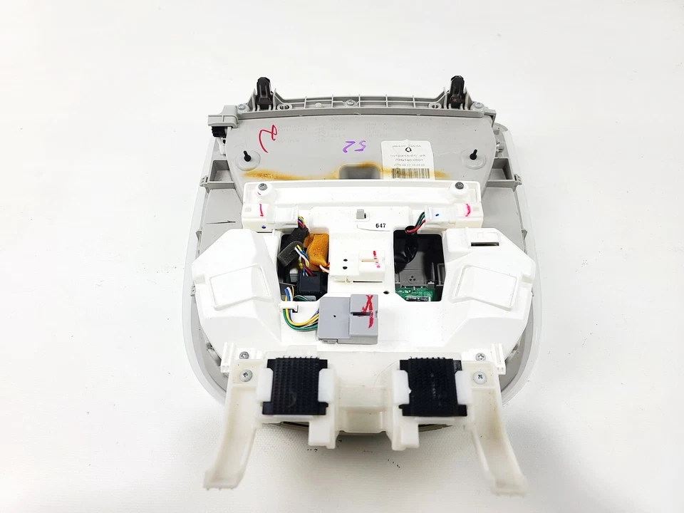 13-16 INFINITI QX60 TECHO SUPERIOR INTERIOR CÚPULA MAPA LUZ LÁMPARA CONSOLA PANEL OEM Foto 2 de 4